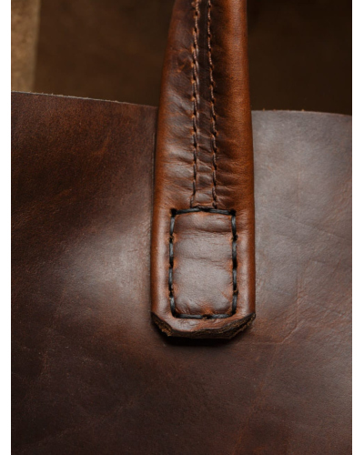 Wood Leather Bag | Portside