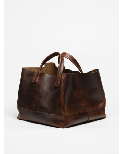Wood Leather Bag | Portside