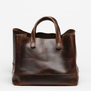 Wood Leather Bag
